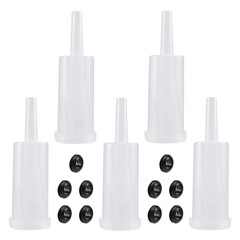 مجموعة أغطية التخمير A68P، غرفة الضغط لأقفال الهواء للتخمير مع الحلقات السوداء فقاعة غرفة الضغط للبيرة والنبيذ، الجرار