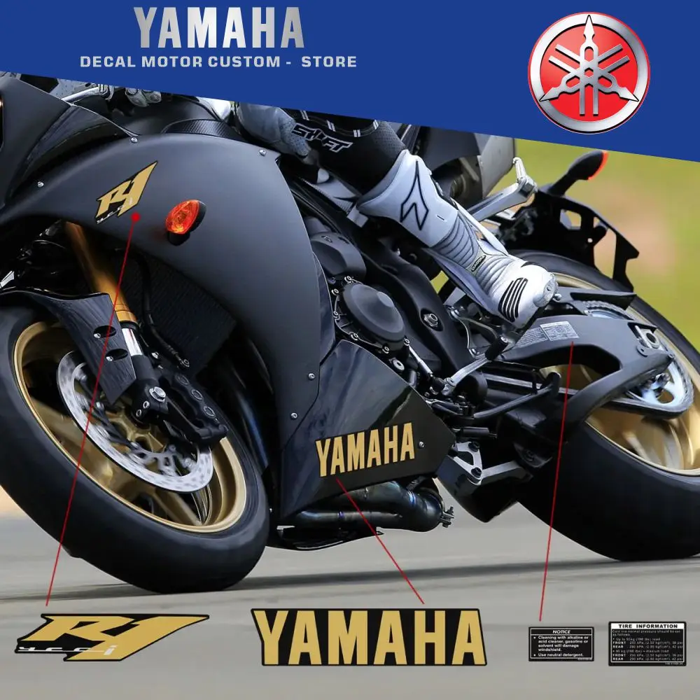 

Full Vehicle Fairing Shell Sticker Decals OEM Original Factory Replica For Yzf1000 R1 2010