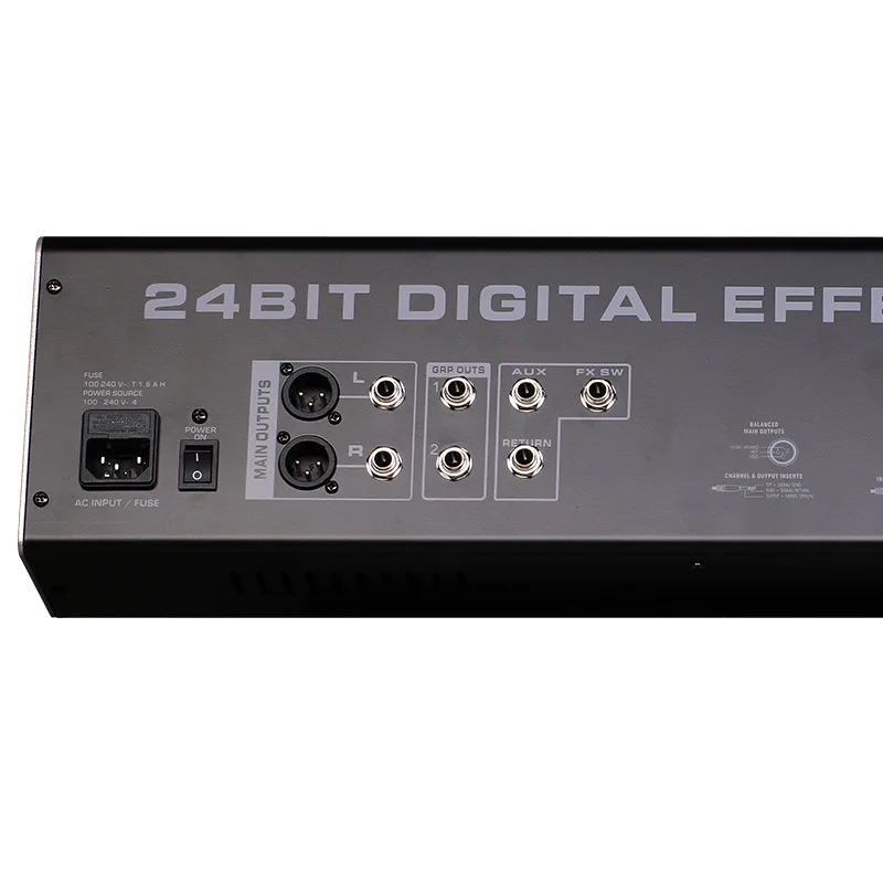 Xtuga BE-26 نظام DJ صوتي احترافي ذو 26 قناة، معدات مسرح عالية الجودة مع غلاف معدني متين