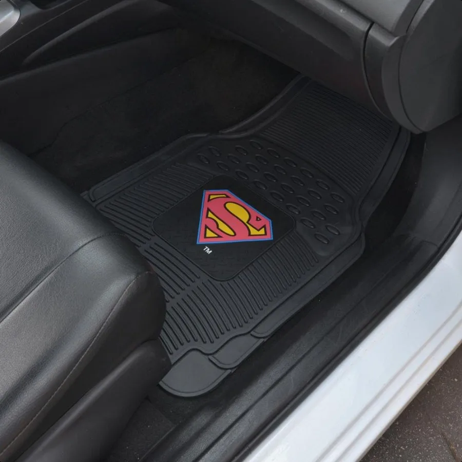 erhero Car Floor Mats Officially Licensed Warner Bros  All Weather Interior Auto Protection Heavy Duty Rubber Liners for Car T