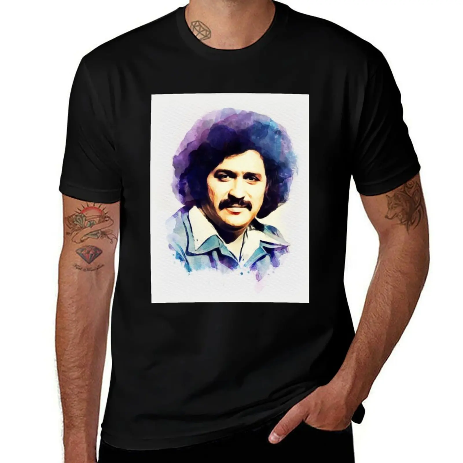 Freddy Fender, Music Legend T-Shirt Work Duty Casual T-Shirt