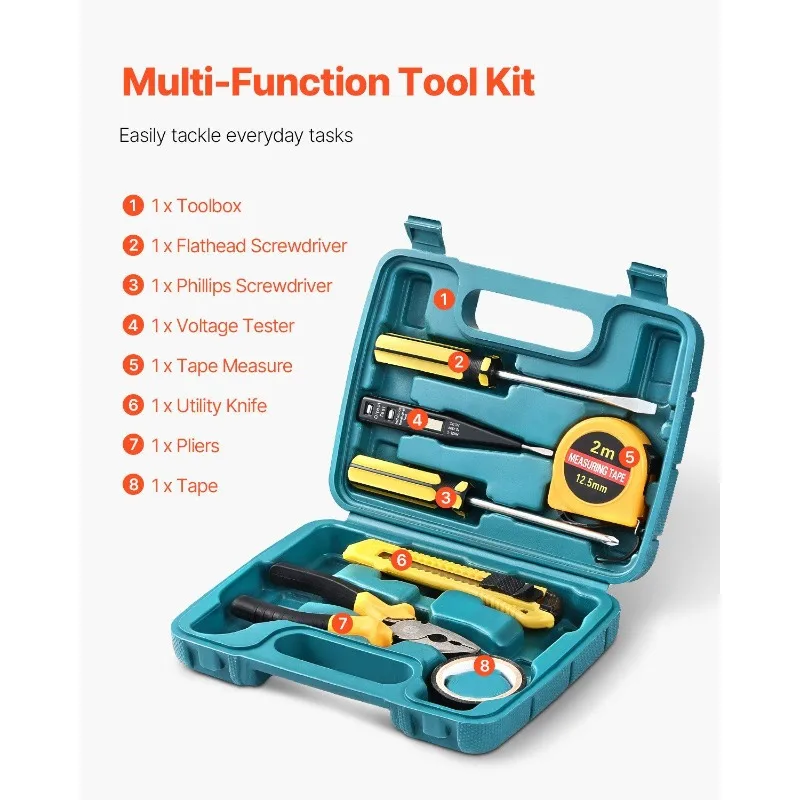 Kit de emergência para carro de 32 unidades com kit de primeiros socorros de emergência médica para veículos