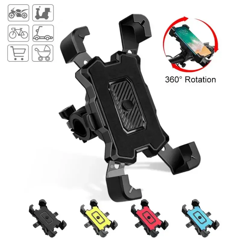 Bicycle Phone Holder Bike Accessories Motorcycle Adjustable Stand 360° Rotatable GPS Clip Cycling Mtb Accesories Bikes Sports