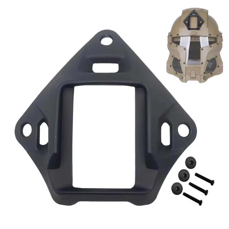 Action Camera NVG Shroud Lightweight Alloy NVG Shroud Mount Strong Load Bearing Multifunctional Hard Hat Accessories