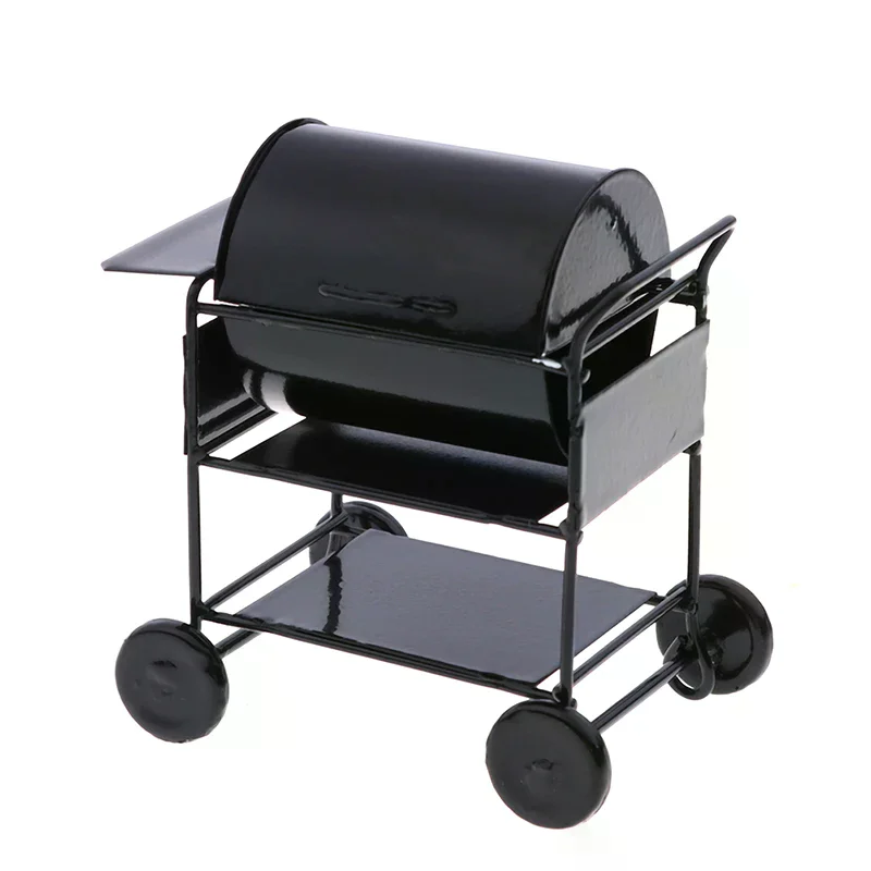 

1/12 Scale Cute Bbq Grill Miniature Ornaments Doll House Gadget Kitchen Food Mini Furniture For Dollhouse Kids Toys