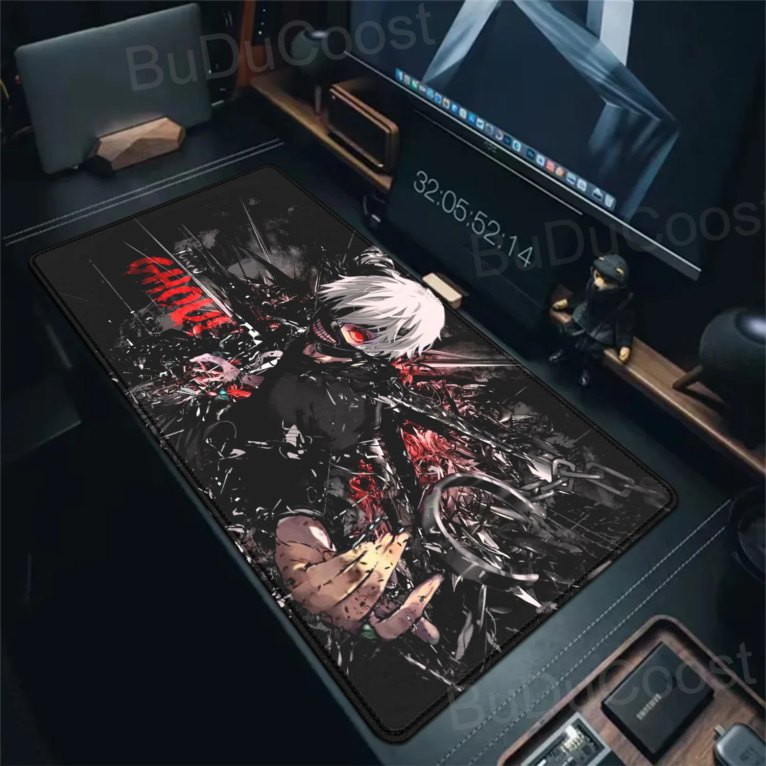 

Mousepad Anime Cartoon Large Mouse Mat Big Mause Pad Tokyo Ghoul Keyboard Computer Gamer Desk Mat Gaming Accessories Mouse