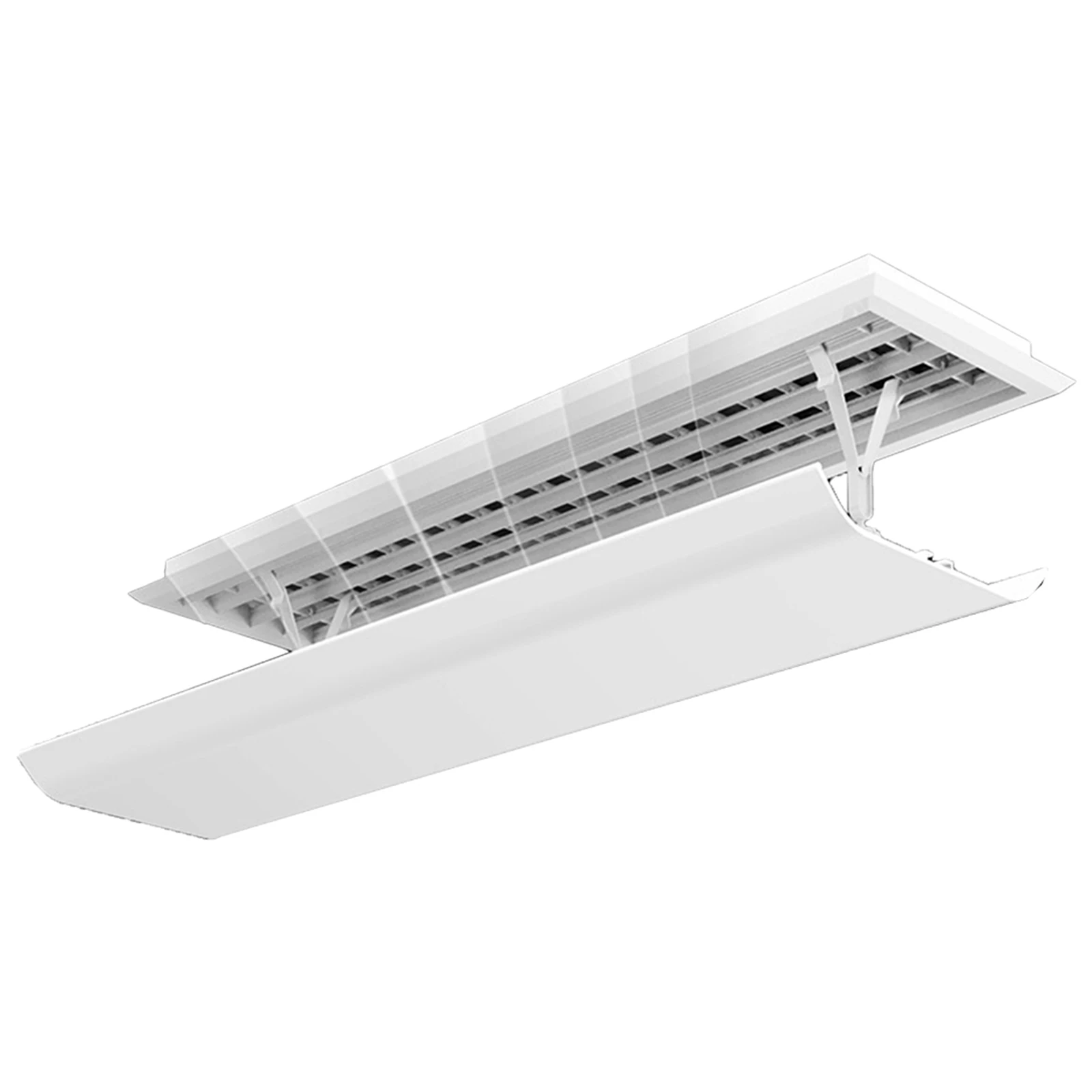 

Adjustable Air Deflector Retractable Air Conditioner Wind Outlet Baffle Effective Windbreak Quick And Easy Installation