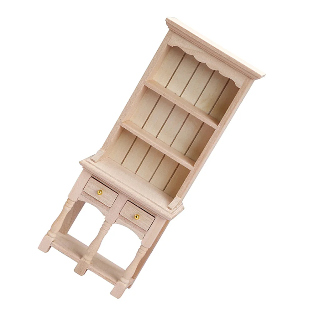 

Woodsy Decor Kids Book Shelves Dollhouse Cabinet Mini Bookcase Child Bookshelf for