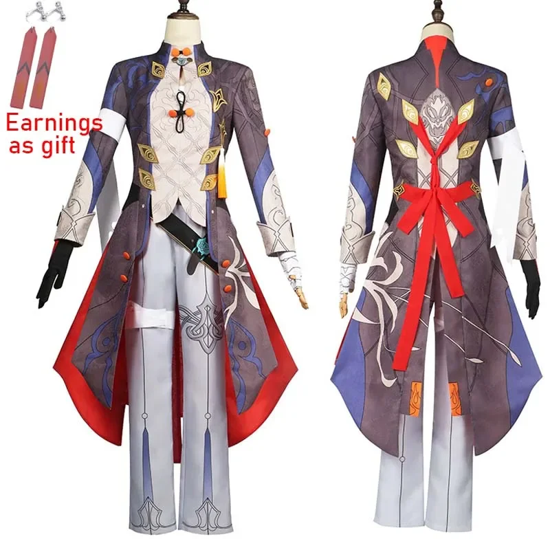 

Blade Cosplay Costume Game Uniform with Glove Stellaron Hunters Astral Express Halloween Party Blade Outfits for Anime Comic Con