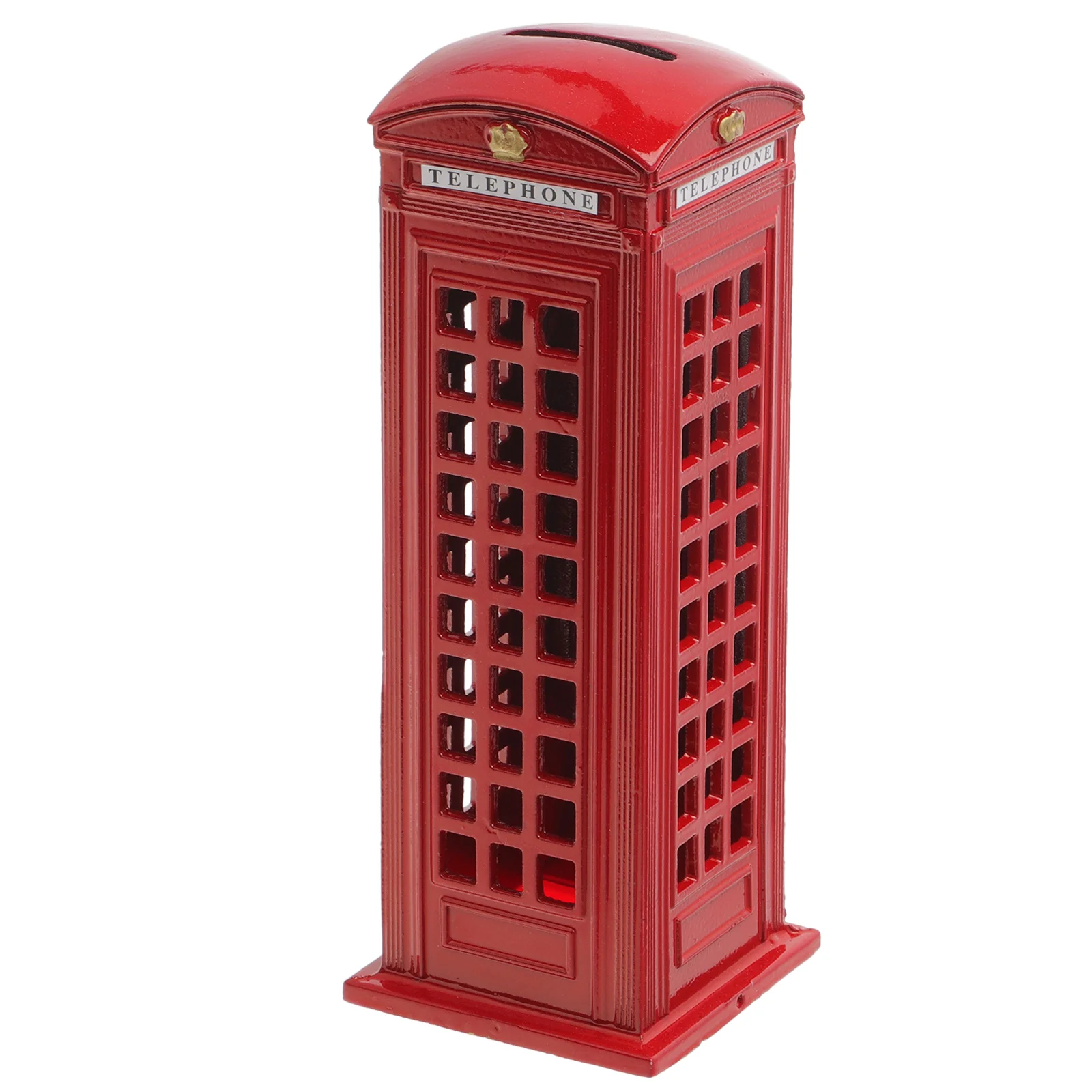 Piggy Bank British Pillar Box Vintage Piggy Bank With High Capacity Coin Money Safe Box Kids Gifts (Telephone Booth)