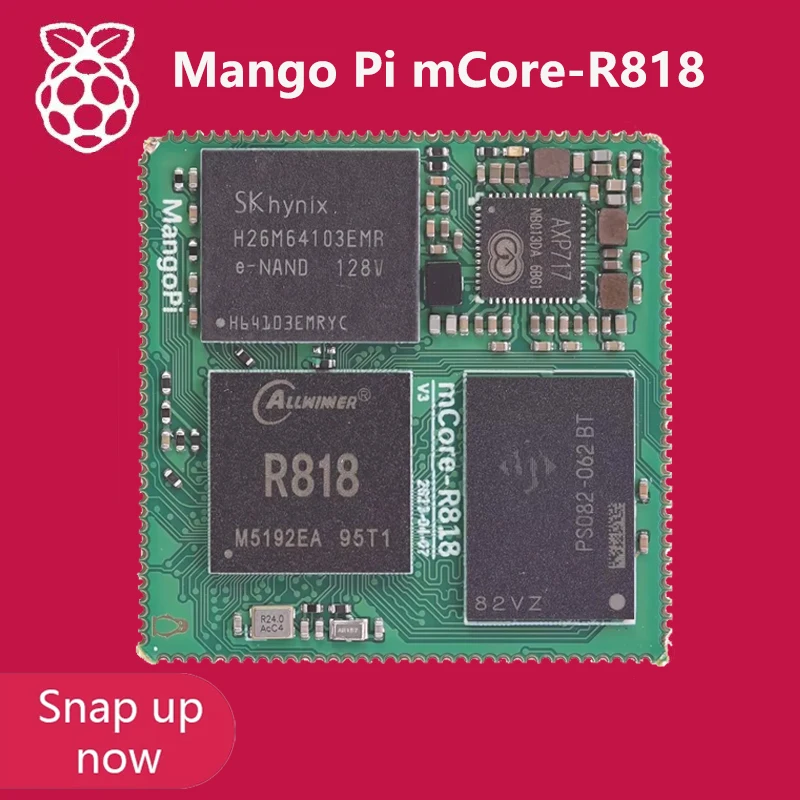 Mango Pi mCore-R818 A133  Allwinner  Stamp Hole Ultra Small Core Board 2G+16G 4G+32G Android 10