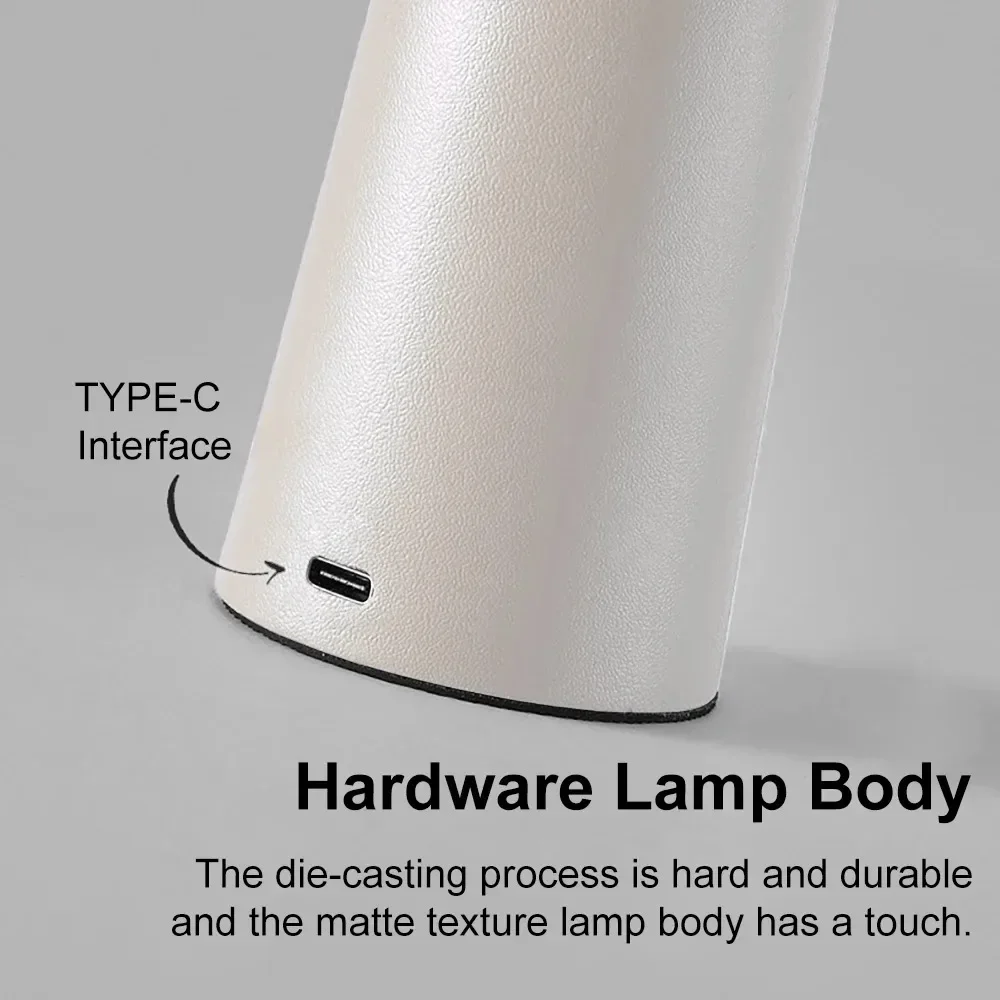 Hotel USB Portable LED Table Lamp Touch Sensor 3-Level Rechargeable Battery for Kids Hotel bedside light Night Lamp