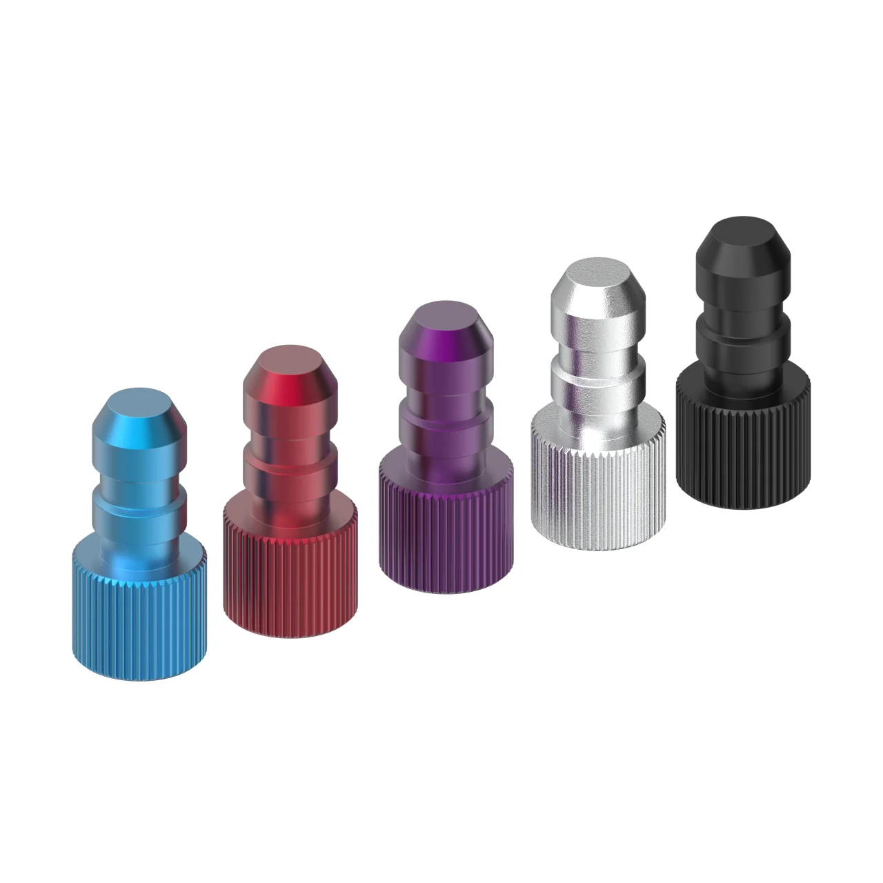 3-4mm Aluminum Alloy Fuel Hose Stopper Gas Fuel Cap Valves Vent Breather Hoses Tube RC Model Fuel Tank Accessories