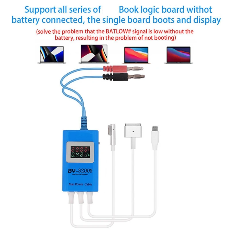 BY-3200S Mac-Book Logic Board Boot Power Cable For Mac-Book 2008-2023 Repair BATLOW Problem Solving Boot Cable Tool