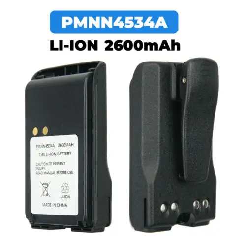 Nieuwe 7.4V 2600Mah Li-Ion Batterij Pmnn4534a Voor Radio Walkie Talkie Motorola Mag Een Bpr40 A8 Tweeweg Radio