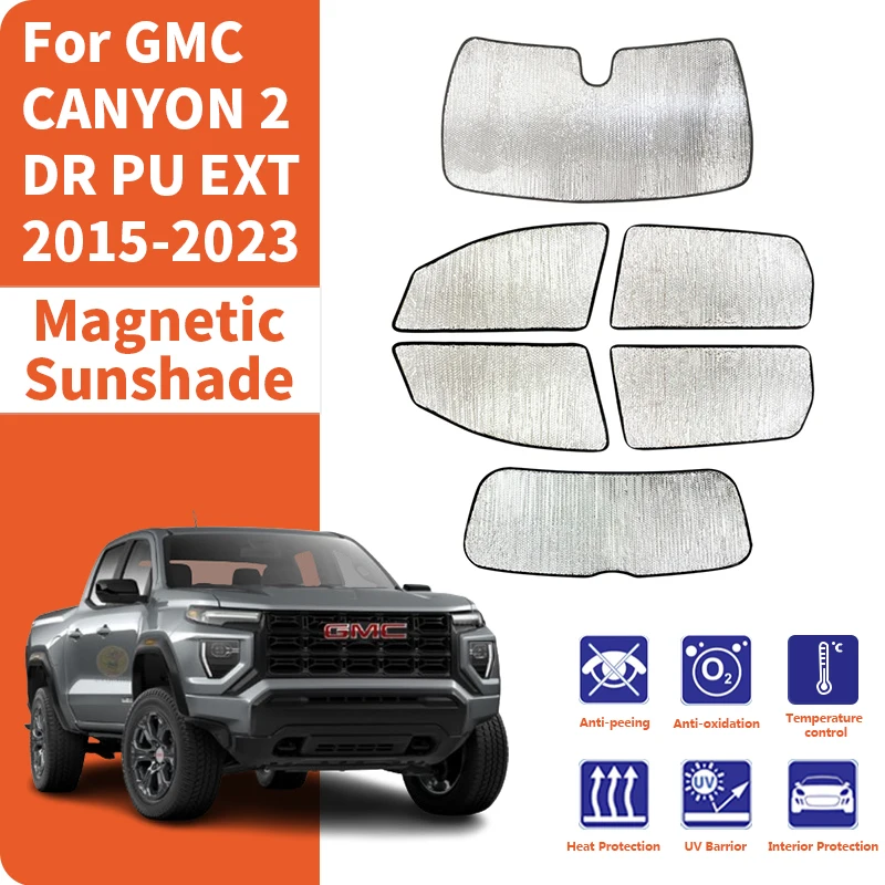 

Custom Car Window Sunshade Anti-UV Car Sun Window Visors Sunshade Covers Accessories For GMC CANYON 2 DR PU EXT 2015-2023