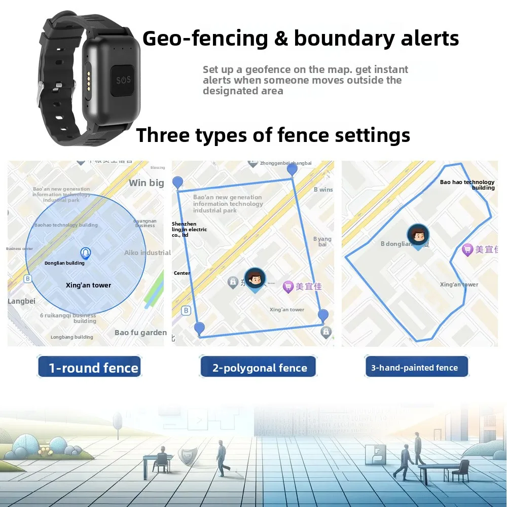 4G GPS Health Watch G69 Child and Elderly Locator Bracelet with Temperature, Heart Rate, Step, and Calorie Monitoring