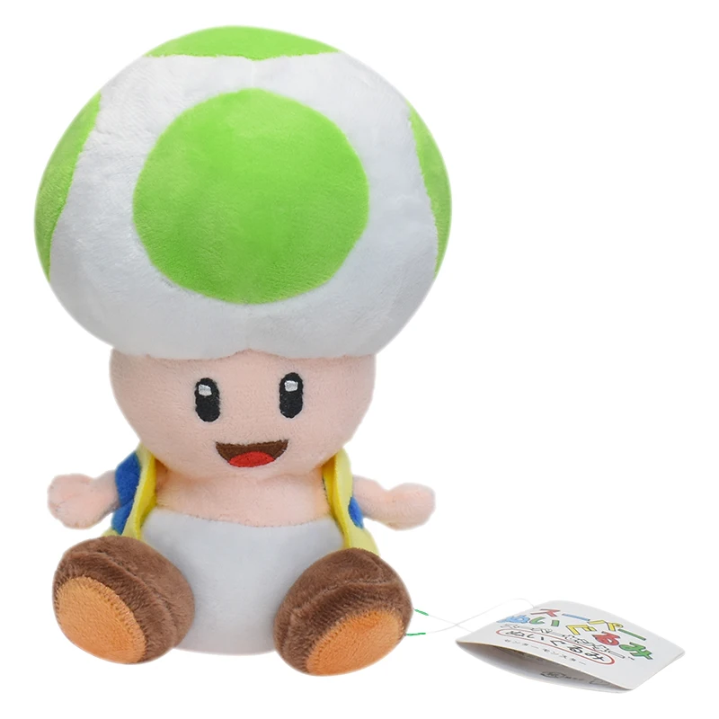 Muñeco de peluche de la serie Super Mary, juguetes periféricos de Anime, Toad, Yoshi, Mario Bros, almohada suave y linda de dibujos animados, regalo