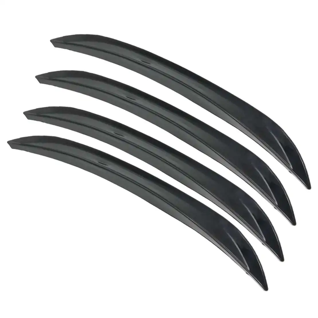 

4Pcs 44cm Black PVC Car Van Truck Wheel Eyebrow Arch Trim Lips Fender Flares Protector Protection Strips