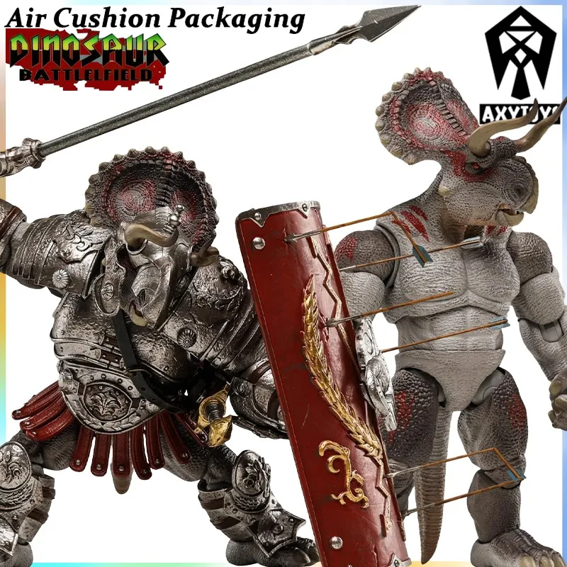 

AXYTOYS Genuine Dinosaur Battlelfield Series Grass Eating Empire Camp Nasutoceratops Titusi‌ AXY-011 Action Figures Model Toys