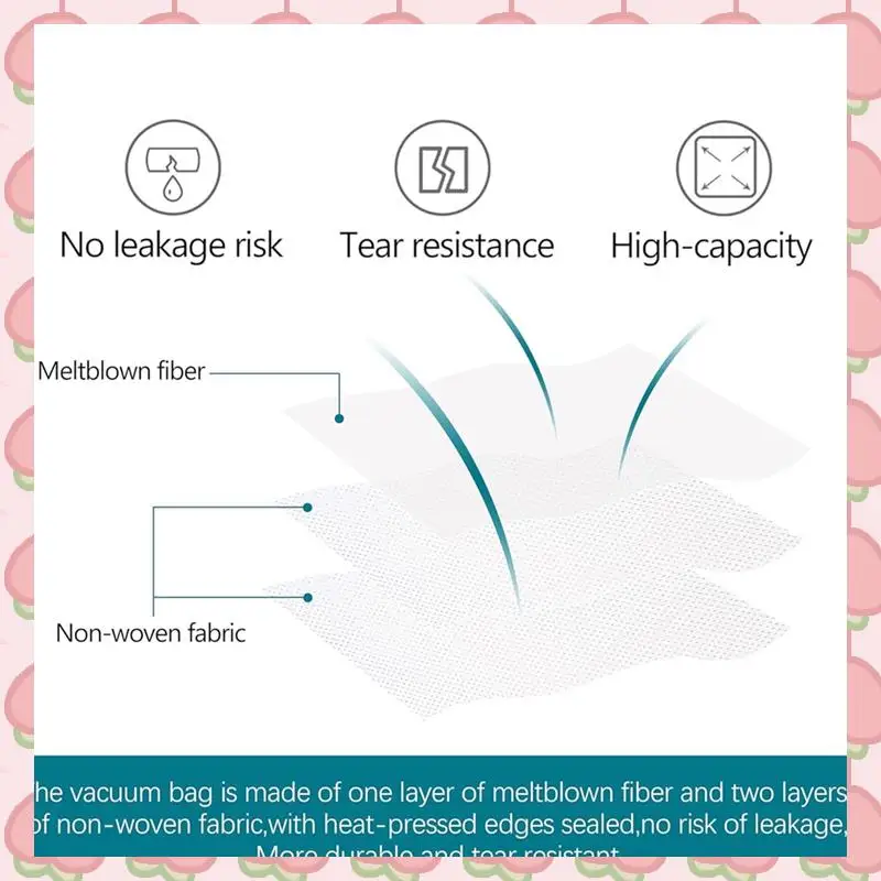 

N18R 12Pcs Dust Bags Fornilfisk 107419593 ATTIX33/44,Vl200aero 20/21,Aero 25/26/31,VC2010L/VC2511 Vacuum Cleaner Parts