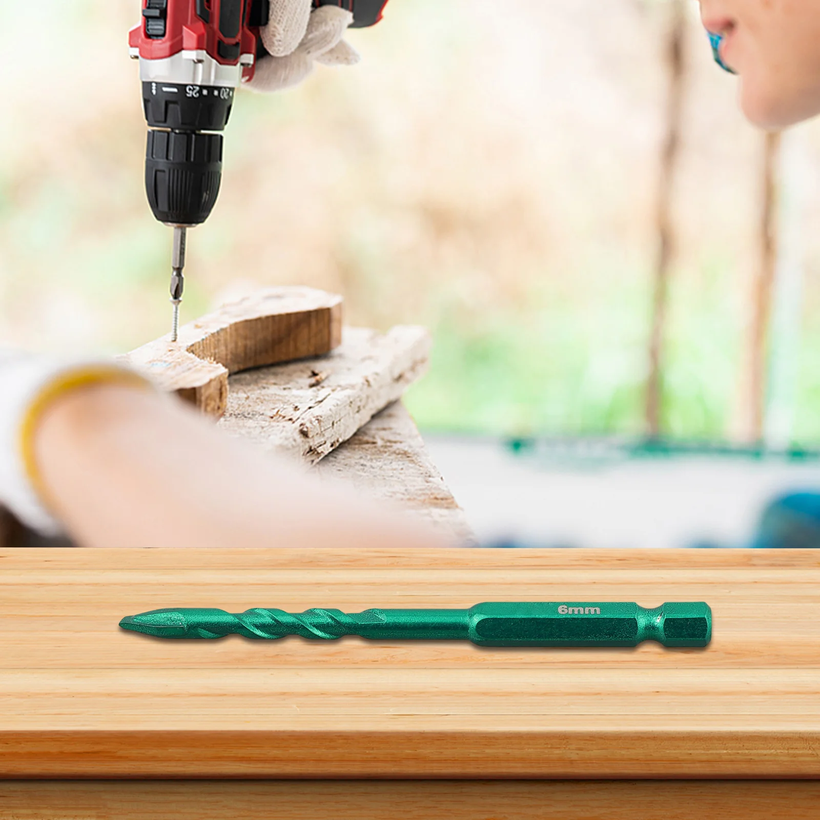 1 قطعة 6-12 مللي متر 1/4 بوصة عرقوب مثلث الحفر مثقاب الخشب للزجاج ملموسة سيراميك ثقب فتاحة اللكم بت أدوات اكسسوارات