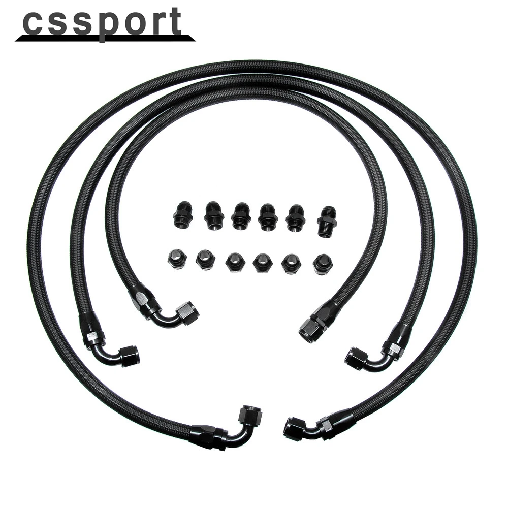 

Transmission Cooler Lines Hose Kit -10AN For 2001~2005 GM 6.6L LLY Duramax LB7