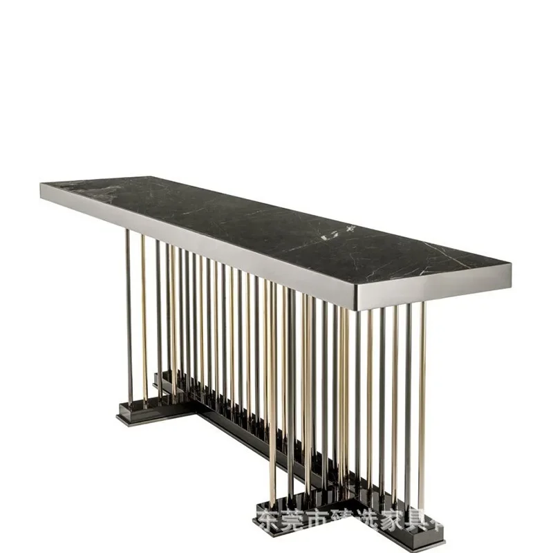 

Italian Imported Amazon Green Luxury Stone Xuan Tai Light Luxury Postmodern Bar Table Hotel Model Room Exhibition