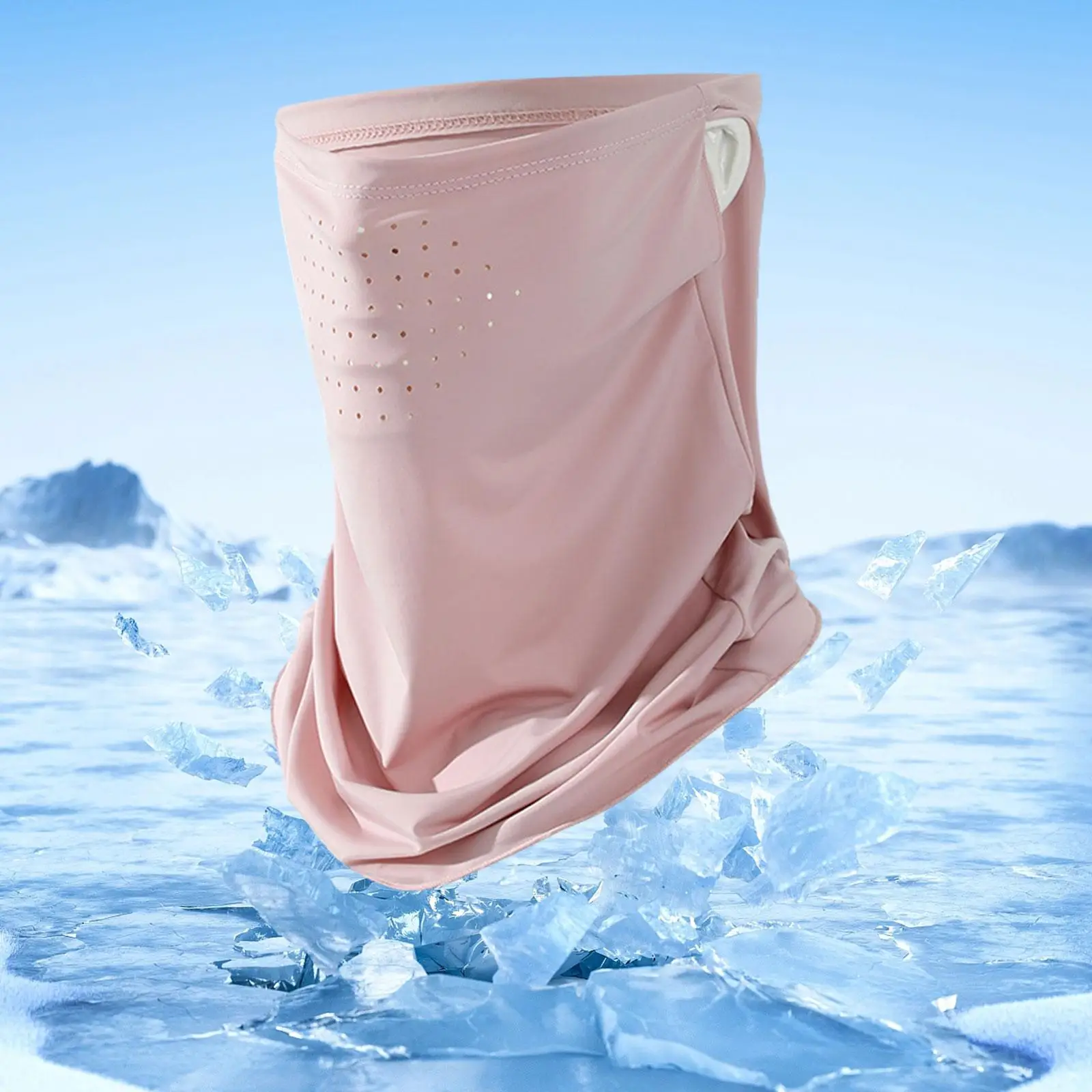 여성 여름 라이딩용 야외 통기성 쿨링 페이스 커버 자외선 차단 넥 게이터 마스크