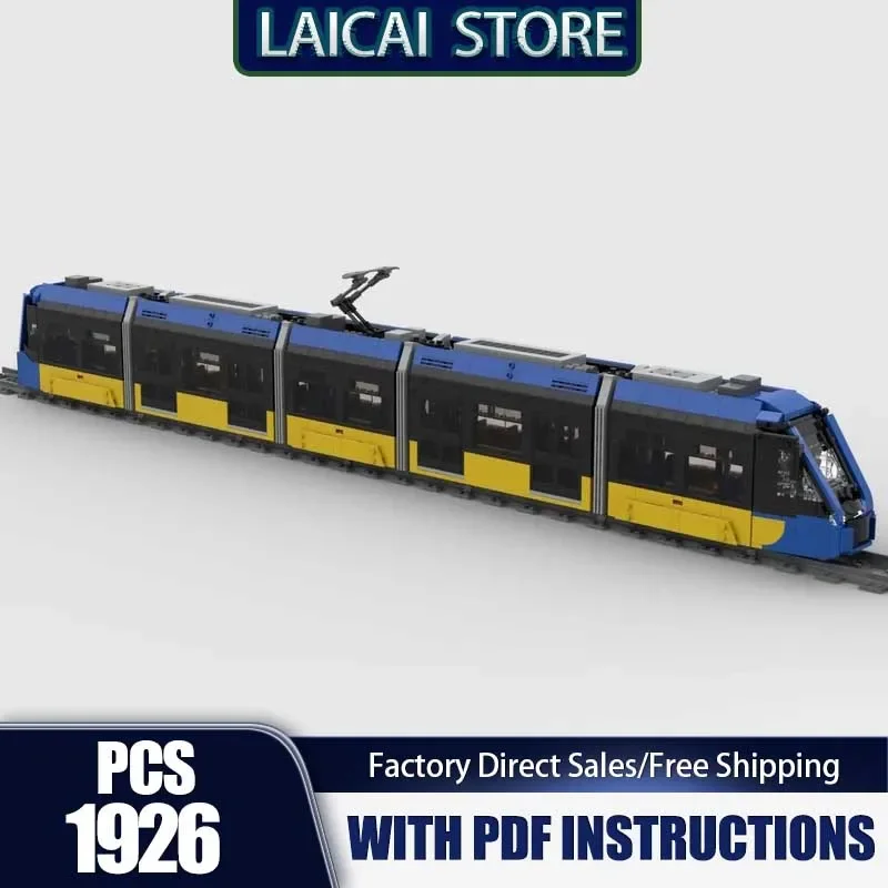 مكعبات بناء موك سلسلة 8000، نموذج قطار سكة حديدية، قطع تقنية للتجميع الذاتي، ألعاب بناء هدايا للعطلات