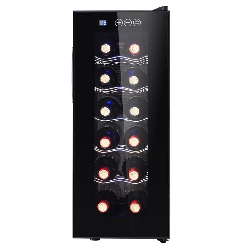 Silent Small Wine Refrigerator 12 Bottle Wine Cellar Cooler Fridge the Rmoelectric Cooling Wine Cabinet