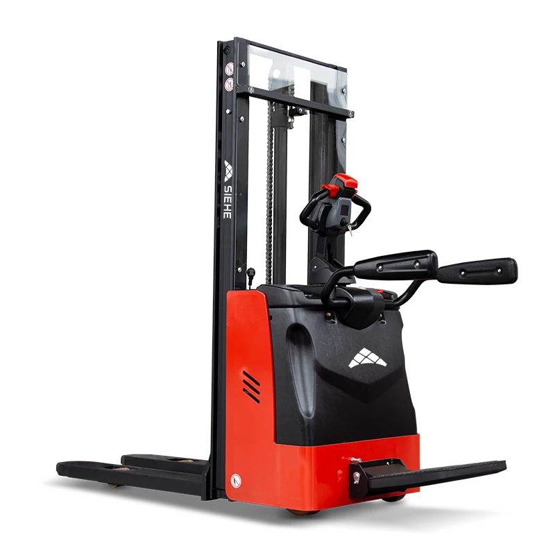 Stacker pedal palet muat sendiri