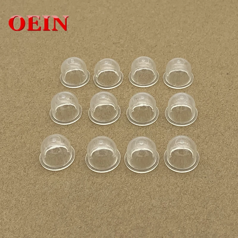 12PC White Transparent Fuel Pump Carburetor Oil Bubble Primer Bulb Chainsaws Trimmer Brush Cutter Clear Tool 14-19mm