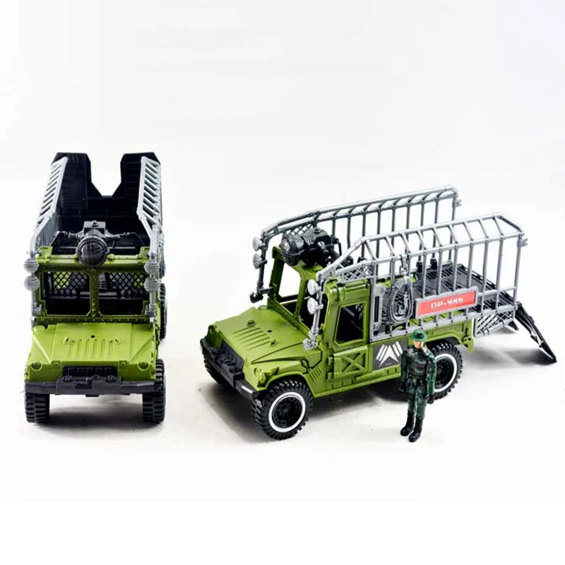 Dark Source-Modèle de véhicule Electrolux, échelle 1/18, soldat, camion, personnel de transport, figurine d'action, jouet, affichage, cadeaux, match, 3.75"