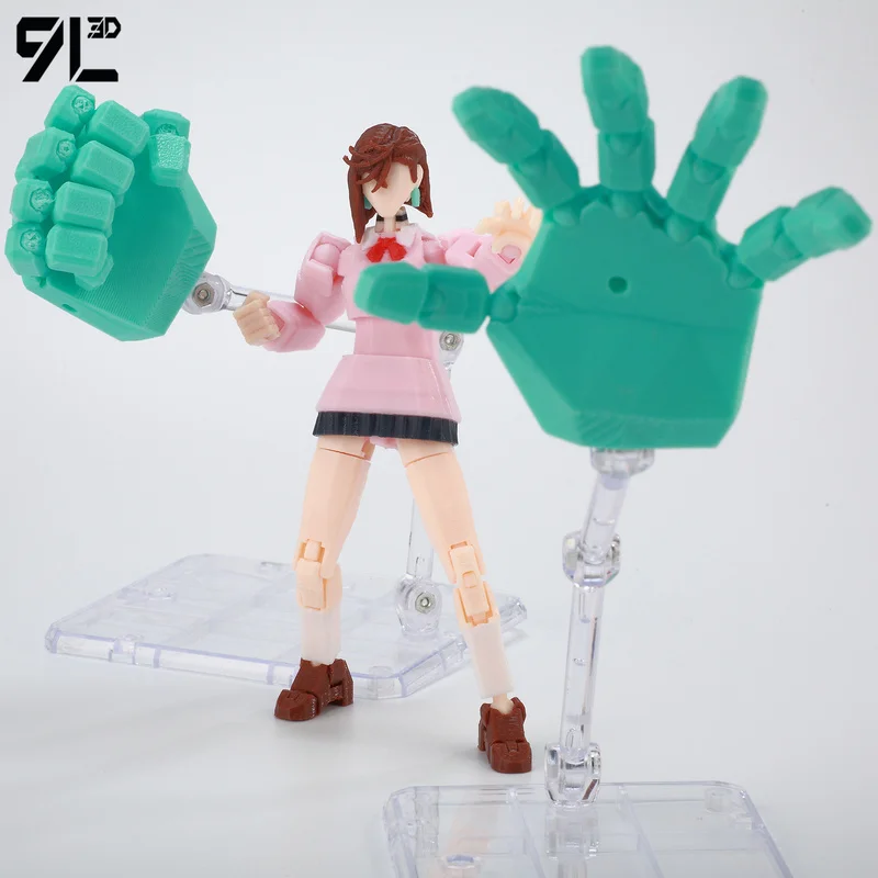 9L3D Dandadan Heróis AyaseMomo Dantalian LUCKY13 Titan13 Multi-articulado T13 Dummy13 Anime Figura de ação Brinquedos colecionáveis presentes