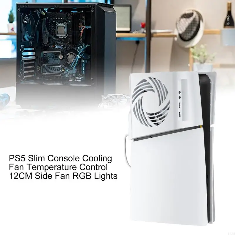 D5BB การกระจายความร้อนอัจฉริยะพัดลมเอฟเฟกต์แสงสีสันสดใสระบายความร้อนสำหรับ