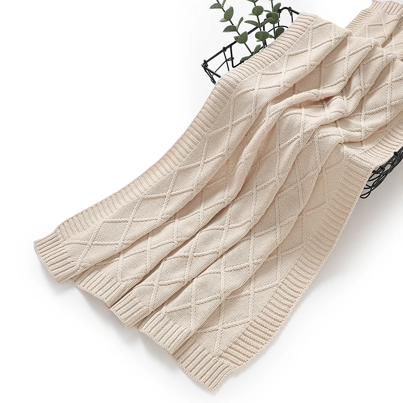 الطفل بطانيات قطنية متماسكة 90*70 سنتيمتر سوبر لينة عكسها الوليد بنين بنات عربة قماط التفاف منقوشة الرضع طفل تلقي الحصير #6