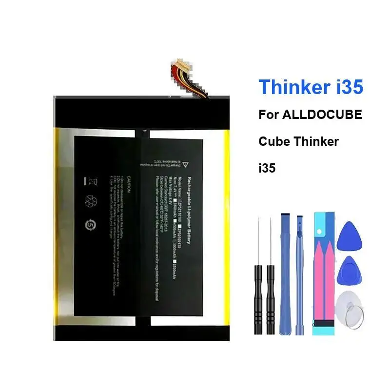 5000Mah For Alldocube Cube Thinker I35 Tablet PC High Quality High-Capacity Battery