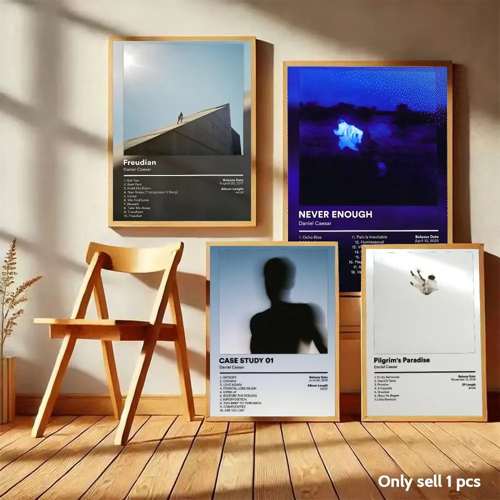 D-Daniel C-Caesar Poster Home Living Bed Room Bar Hallway Sticky Wall Art Printing Aesthetic Decor