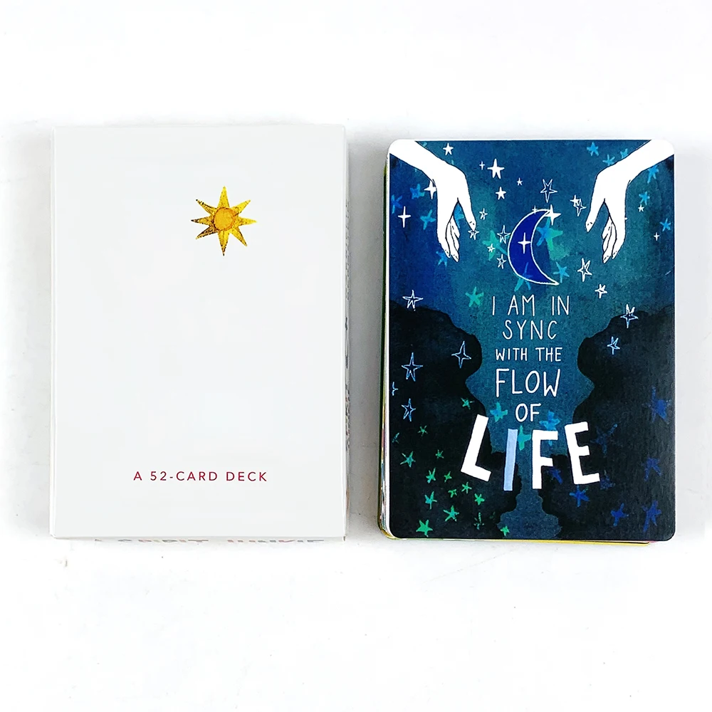 

A 52pcs Tarot Cards Oracle Cards Mental Healing Board Game, Interactive Game Ideal For Beginners And Collectors,Creative Gift