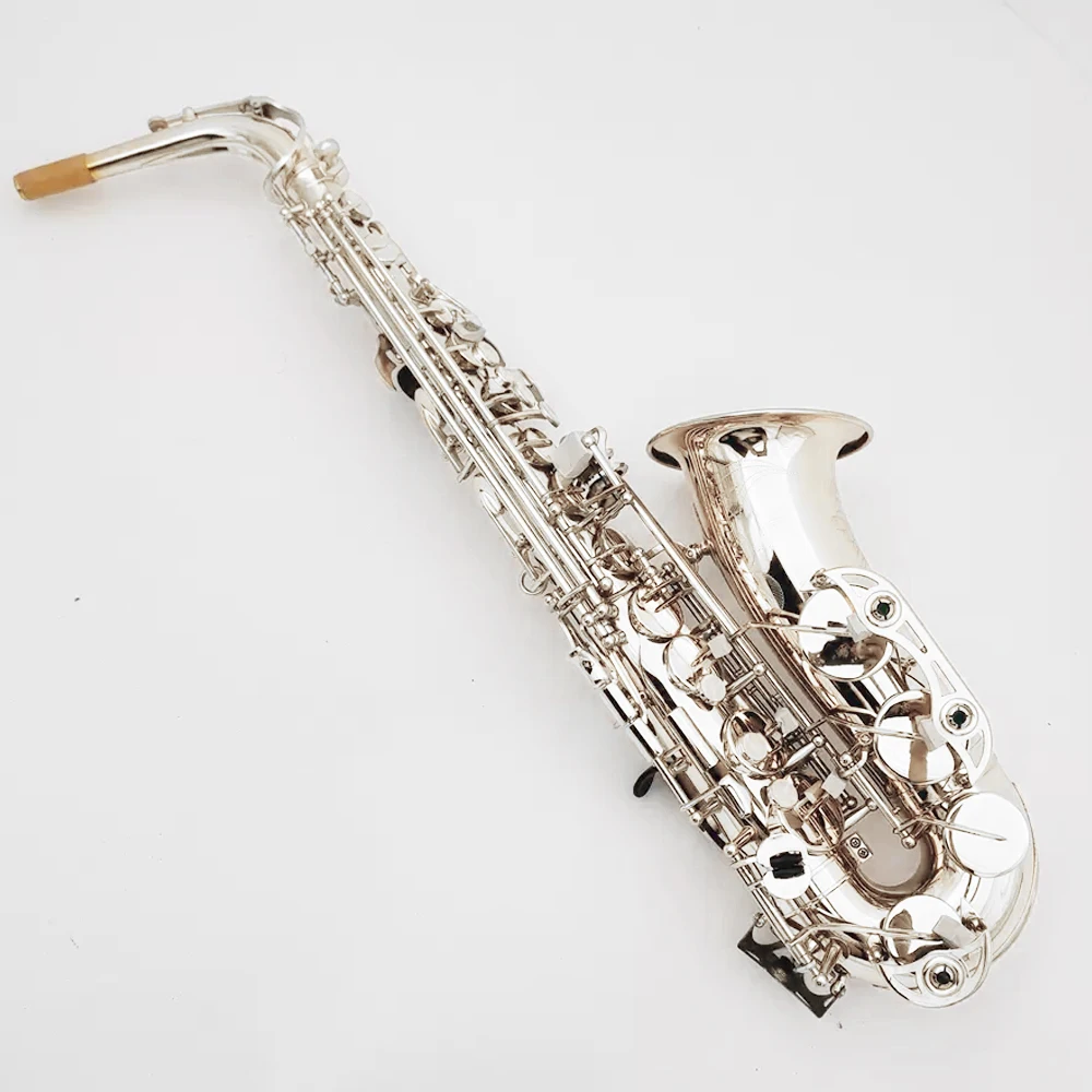 

Silver 82 professional Alto saxophone E-flat one-to-one structure Japanese craft jazz instrument alto sax hand carved patterns