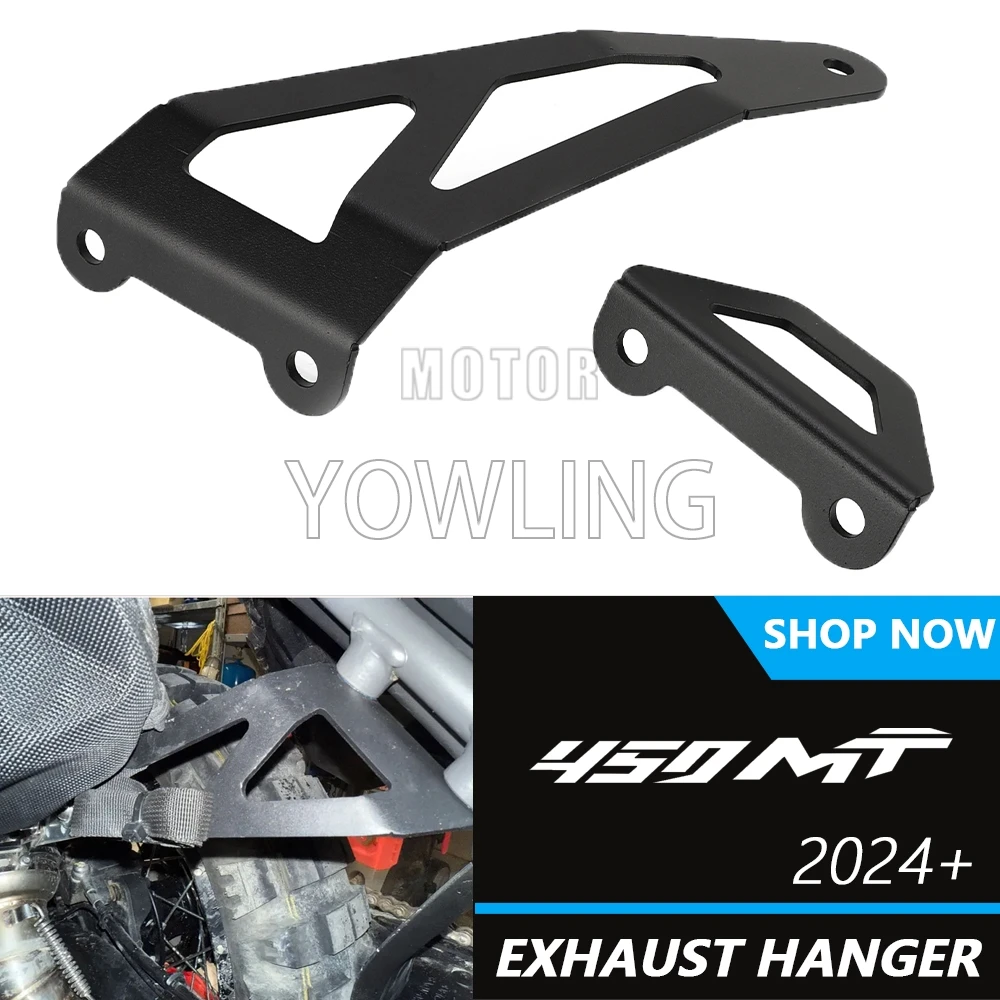 

For CFMOTO CF MOTO 450MT MT450 IBEX 450 MT 450 2024-26 Motorcycle Exhaust Hanger Support Bracket Rear Foot Peg Removes Bracket