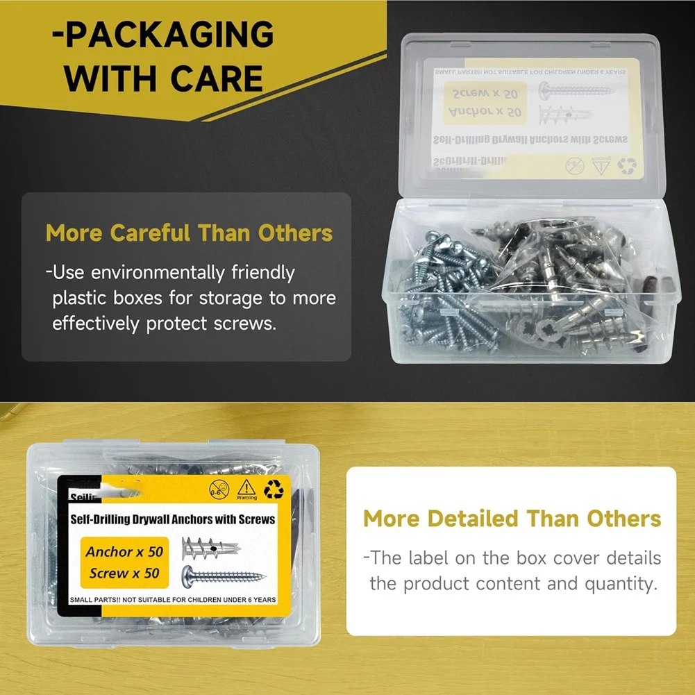 ABNG الزنك الذاتي الحفر دريوال المراسي، مرساة الجدار المجوف ومجموعة البراغي، مسامير الحوائط الجافة، المراسي الجدار المعدنية الثقيلة