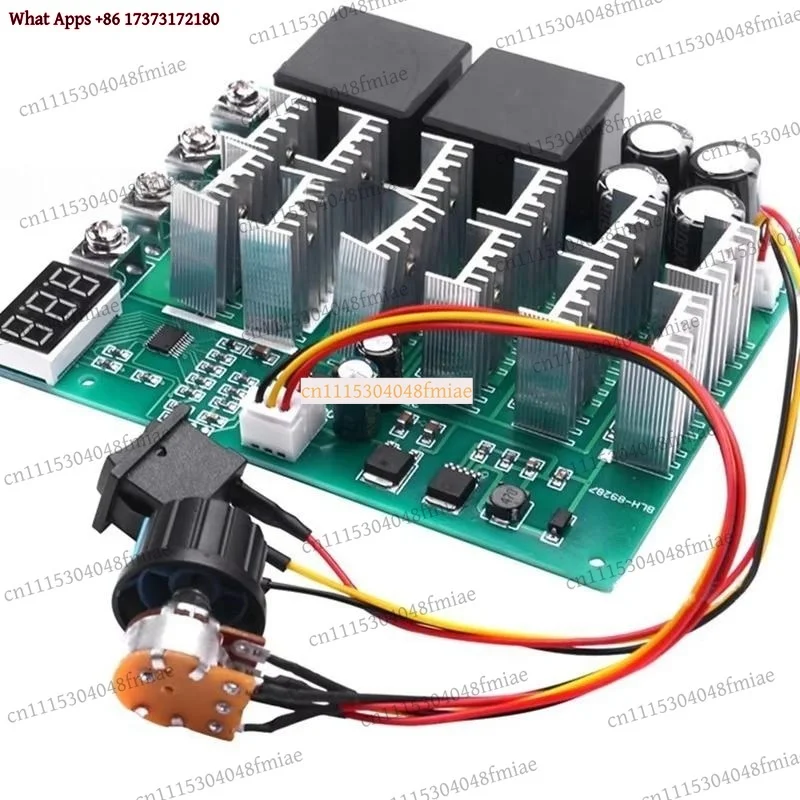 DC 10-55V 100A Motor Speed Controller PWM HHO RC Reversible Control Switch With LED Display
