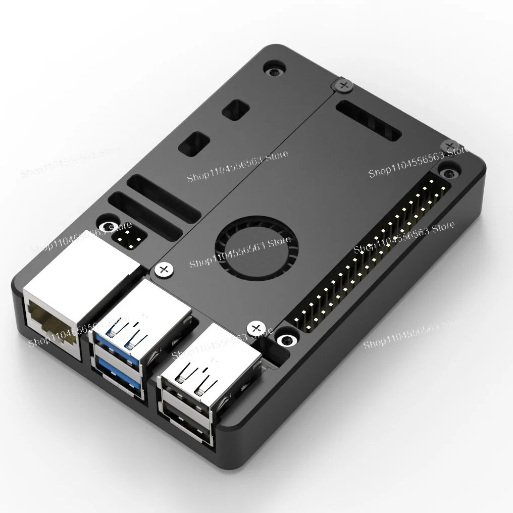 CNC Aluminum Ultra-Thin Case for Raspberry Pi 5 (5B) – Passive Cooling Shell