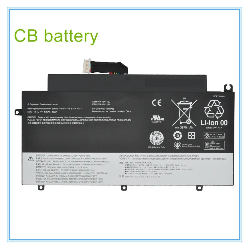 

11.1V 48WH Original Li-polymer battery 45N1121 for t431s 45N1120 45N1123 45N1122 laptop battery