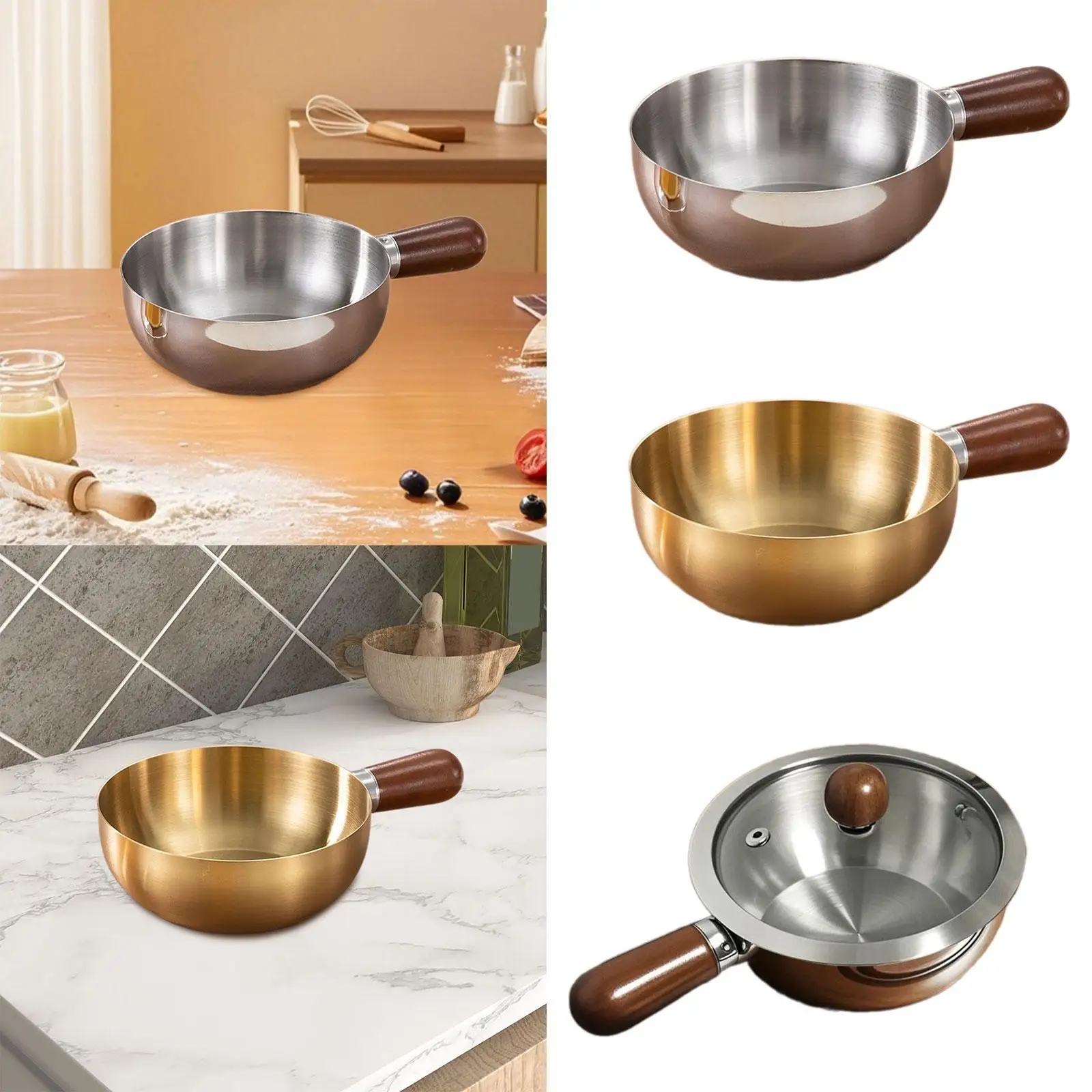 وعاء تسخين الحليب الصغير أدوات المطبخ أدوات المطبخ تجهيزات المطابخ صغيرة صلصة #3