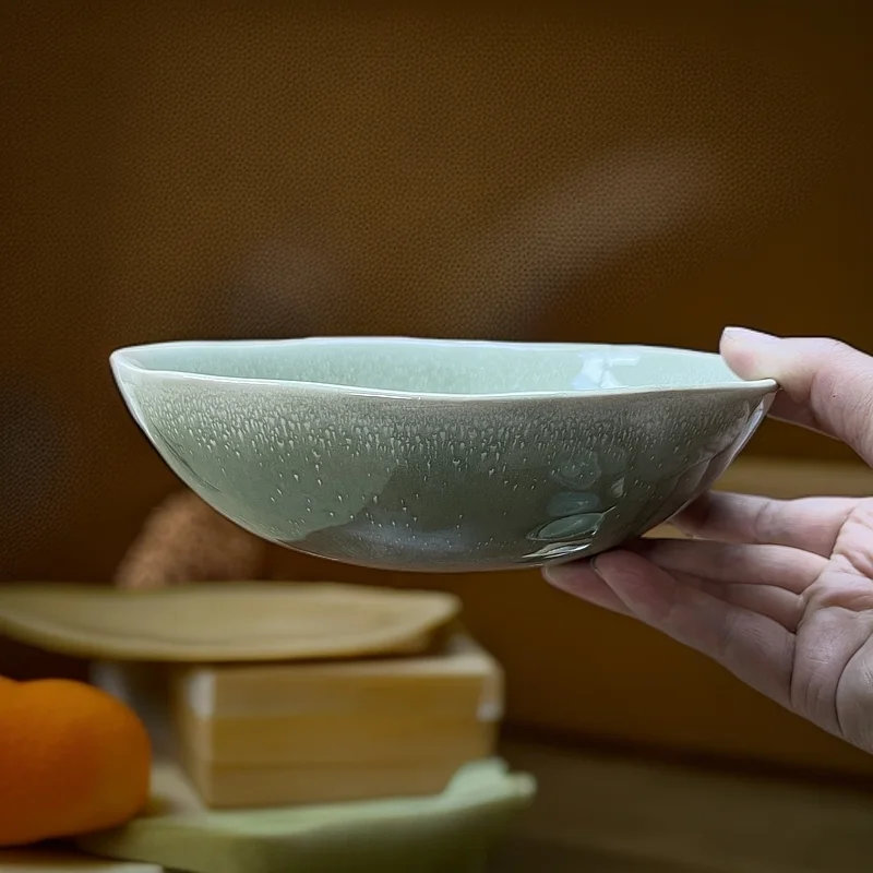 

Двойная кожа Cerc een глазурованная салатница Subtle Color adient подглазурная европейская посуда Diwaer Se