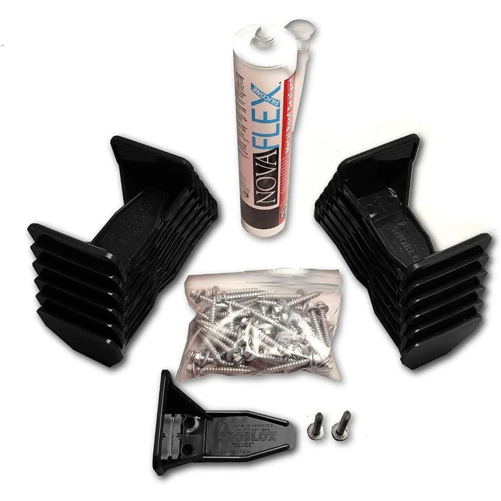 واقيات الثلج على السطح المعدني لـ R-Panel PBR وسقف التماس الدائم مع حماية البراغي