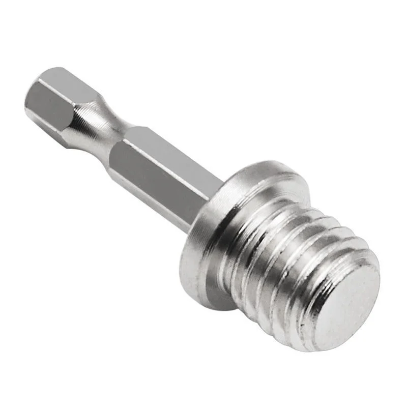 M14 Electric Drill Angle Grinder Connecting Rod Screw Thread adapter Hexagon rod Conversion Bar Chuck Connector Tool 1PC